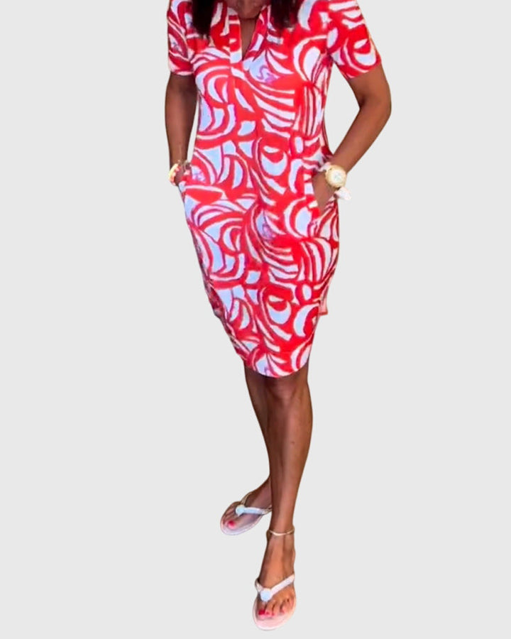 Elle™ | Flattering Avenue Walk Dress
